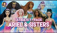 The Little Mermaid Live Action Movie Dolls 2023 - Ultimate Ariel & Sisters 7 Pack Doll Set | Review