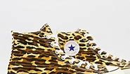 Converse Chuck 70 Hi x Invincible x Wacko Maria leopard print canvas sneakers in brown | ASOS