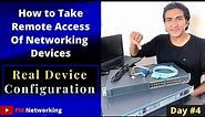 Day-4 | How to Remote access Routers | Complete Configuration on Real Devices | #Cisco 2800 Series
