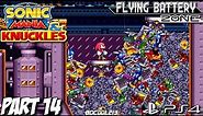 Sonic Mania Knuckles Gameplay Walkthrough Part 14 - Flying Battery Zone - PS4 Lets Play