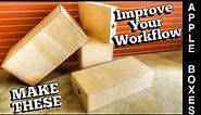 Every Maker Should Make These | Apple Boxes From One Sheet Of Plywood | DIY