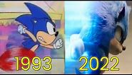 Evolution of Sonic the Hedgehog in Movies, Cartoons & TV (1993-2022)