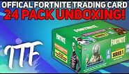 Unboxing 24 Packs of Fortnite Series 1 Trading Cards! (Fortnite Battle Royale)