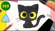 Comment dessiner CHATON KAWAII 💖 Chat kawaii 💖 dessins faciles kawaii