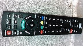 Panasonic Viera TV Remote Universal - Viera Remote N2QAYB000823