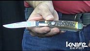 Boker Tree Brand Classic Stag 2-Blade Trapper Pocket Knife