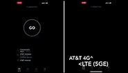 AT&T 4G vs. AT&T LTE (5ge) speeds