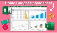 Home Budget Spreadsheet: Track Income and Expenses in Excel