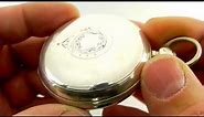 Antique Victorian Waltham Sterling Silver Pocket Watch 1885