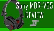 Sony MDR-V55/BR DJ Style Headphones - Unboxing and Review