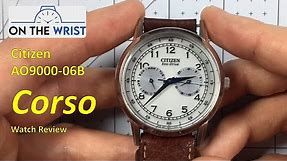 Citizen EcoDrive Corso AO9000-06B Watch Review