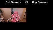 Gaming Chair | Girl Gamers VS Boy Gamers