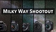 Five Camera Astrophotography Comparison - Canon EOS R6, EOS R, Sony a6500, Canon EOS 6D, Rebel T3i