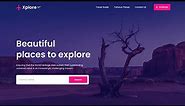 How To Make Website Using HTML And CSS | Create Website Header Design