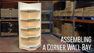 How to assemble Corner Shelving - assembly step by step video guide - Shelving4shops