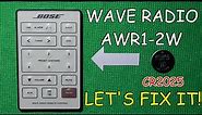 How to change the battery in your BOSE WAVE RADIO AWR1-2W remote control