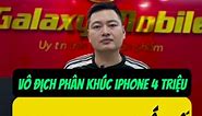 Vô địch phân khúc điện thoại iPhone 4 triệu: chip apple a12 bionic, 2sim 2 sóng, pin trâu #iphonexr #thiengalaxy #thanhcongnghe | Galaxy Mobile