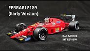 Ferrari F189 (Early Version) 1:20 Scale Tamiya #20023 -Model Kit Build & Review