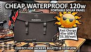 Elecaenta 120w Waterproof Portable Solar Panel For Jackery | Bluetti | Ecoflow Review