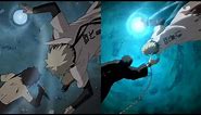 Naruto Shippuden - Minato vs Tobi & Naruto vs Menma Comparison