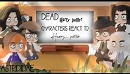 (HP) -» Dead Harry Potter characters react to Harry Potter tiktoks «-