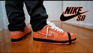 NIKE DUNK LOW SB x CONCEPT ORANGE LOBSTER REVIEW & ON FEET