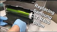 How to replace Samsung CLT-R406 Imaging Drum CLP-365W C460FW C480FW CLX-3305FW