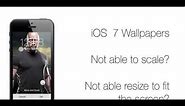 Scale, resize and fix iOS 7, iOS 8 & iOS 8.1 wallpaper with Wallax app