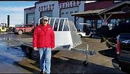 Aluma 10' Snowmobile Trailer Walk Around by Factory Outlet Trailers 403-603-3311