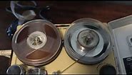 1960's Craig 401 Portable Reel to Reel Tape Recorder Demonstration