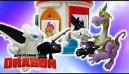 Battle! Toothless and Light Fury Rescue Baby Dragons from Spike Fun Play and Surprises