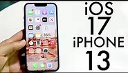 iOS 17 On iPhone 13! (Review)