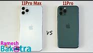 Apple iPhone 11 Pro Max vs 11 Pro SpeedTest and Camera Comparison