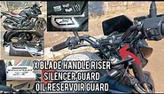 Handle bar riser raiser new Honda X blade adventure modified Silencer guard Accessories bs6 2024 2.0