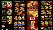 McDonald’s Menu screen 2009￼