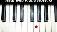 Hear Piano Note - Mid G