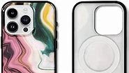 Sonix Marble Case for iPhone 15 Pro Max | Compatible with MagSafe | 10ft Drop Tested | Agate