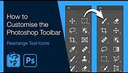 How to Customise Photoshop Toolbar (Rearrange Tool Icons)
