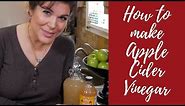 How to make Homemade Apple Cider Vinegar "with the Mother" - DIY Prepsteading