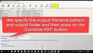 How to combine PDF with Free Combine PDF 4dots