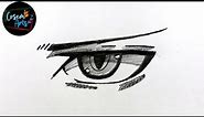 How to draw Anime eye Step by step || Cosem arts