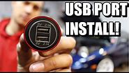 HOW TO INSTALL USB PORTS TO ANY CAR! *SO EASY*