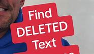 Find deleted text messages on your iPhone #iphonetips #iphonetricks #iphone #scottpolderman #fypシ