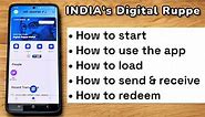 DIGITAL RUPEE by INDIA | How to use e-Rupee Wallet | How to send & receive Digital Rupees