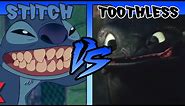FICTIONAL FIGHTS - Stitch VS Toothless