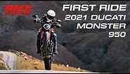 2021 Ducati Monster 950 First Ride UK (4K)