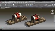 Mechanical modeling tutorial in AutoCAD / Assemble parts