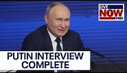 Putin, Tucker Carlson interview complete: Kremlin confirms | LiveNOW from FOX