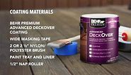 BEHR Premium Advanced DeckOver 1 gal. #SC-148 Adobe Brown Smooth Solid Color Exterior Wood and Concrete Coating 500001