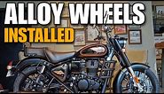 New Bullet 350 Modified - Alloy Wheels and Other Accessories Installed